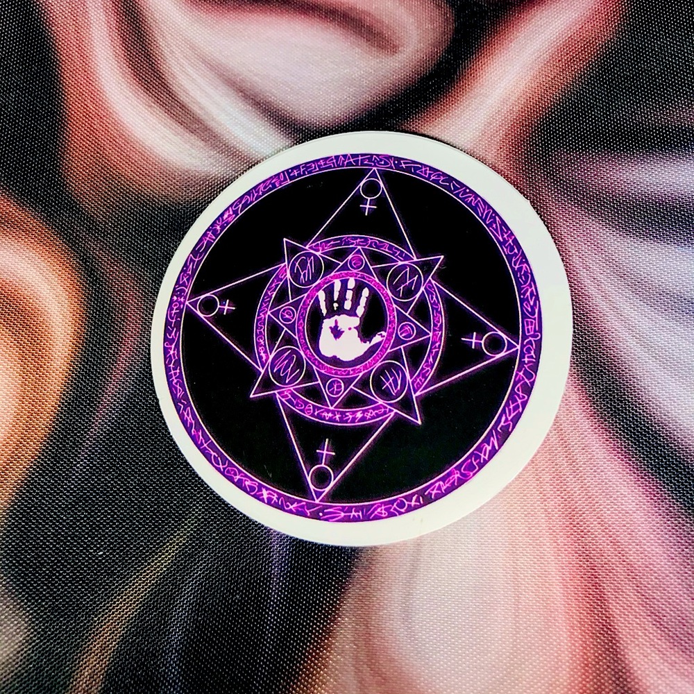 Magick Spiritual Mandala Talisman Medallion Totem Decor Sticker